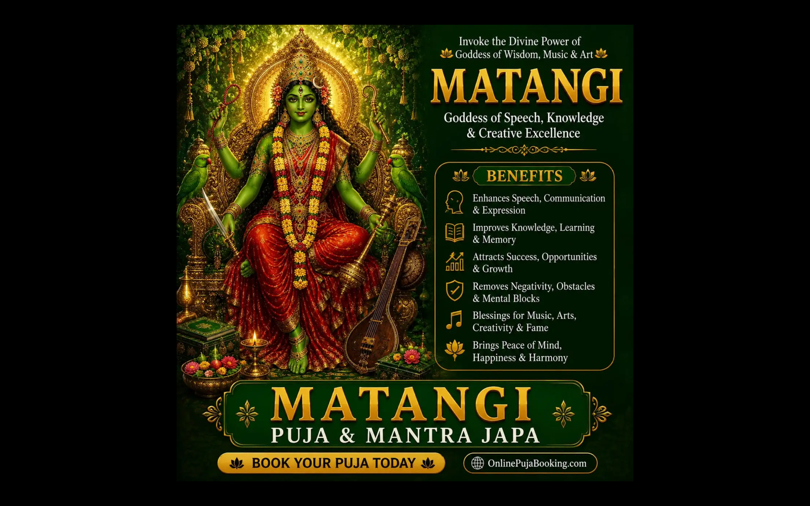 Matangi Puja &amp; Mantra Jaap