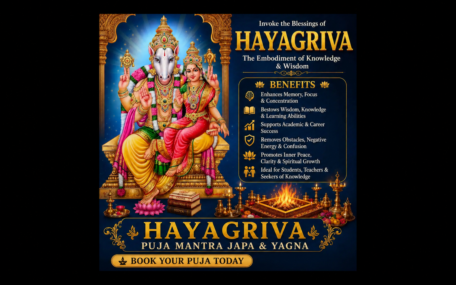 Hayagriva Puja &amp;amp; Yagna &amp;amp; Homam