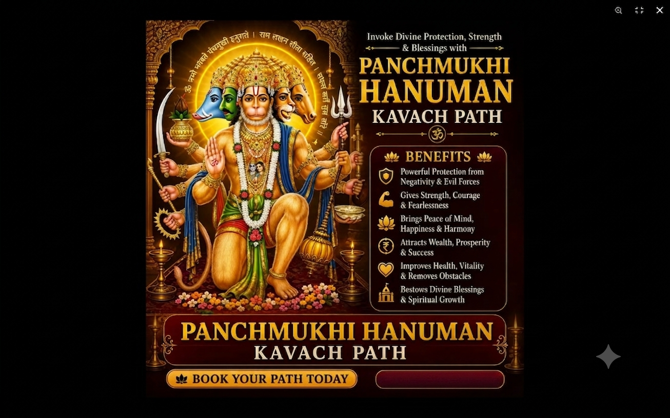 Panchmukhi Hanuman Kavach Puja Path