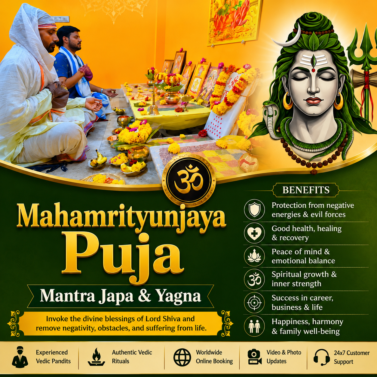 Mahamrityunjaya Puja (Mantra Japa &amp;amp; Yagna)