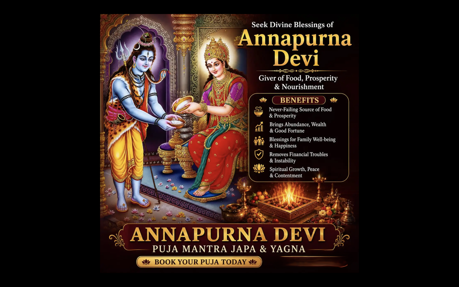 Annapurna Puja &amp;amp; Yagna Online Booking