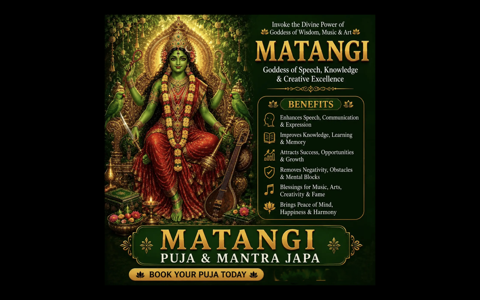 Matangi Puja &amp;amp; Mantra Japa