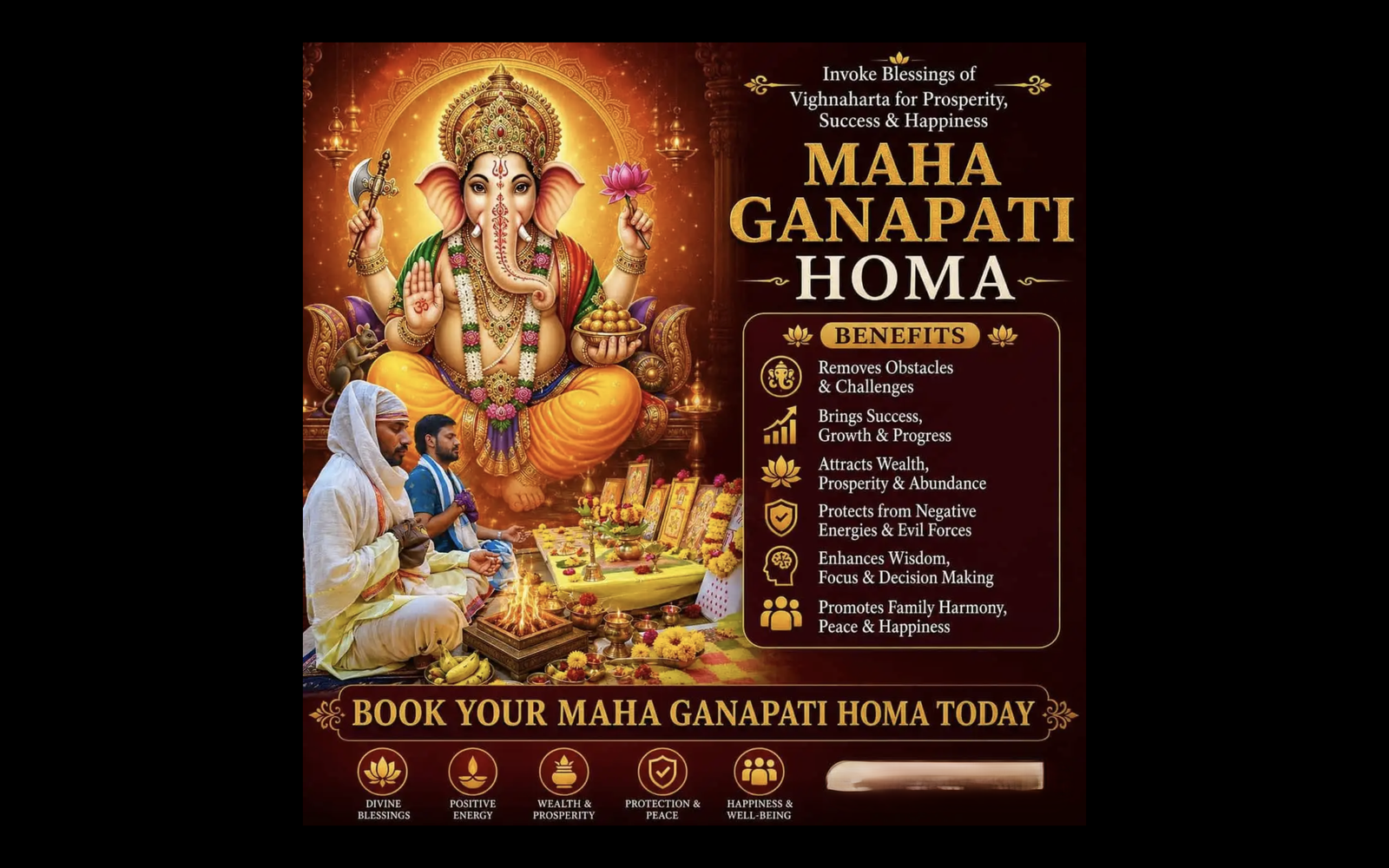 Maha Ganapati Homa Puja Online Booking