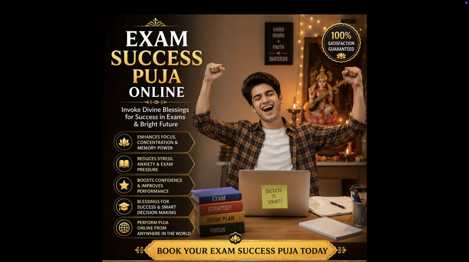 Exam Success Puja Online Booking