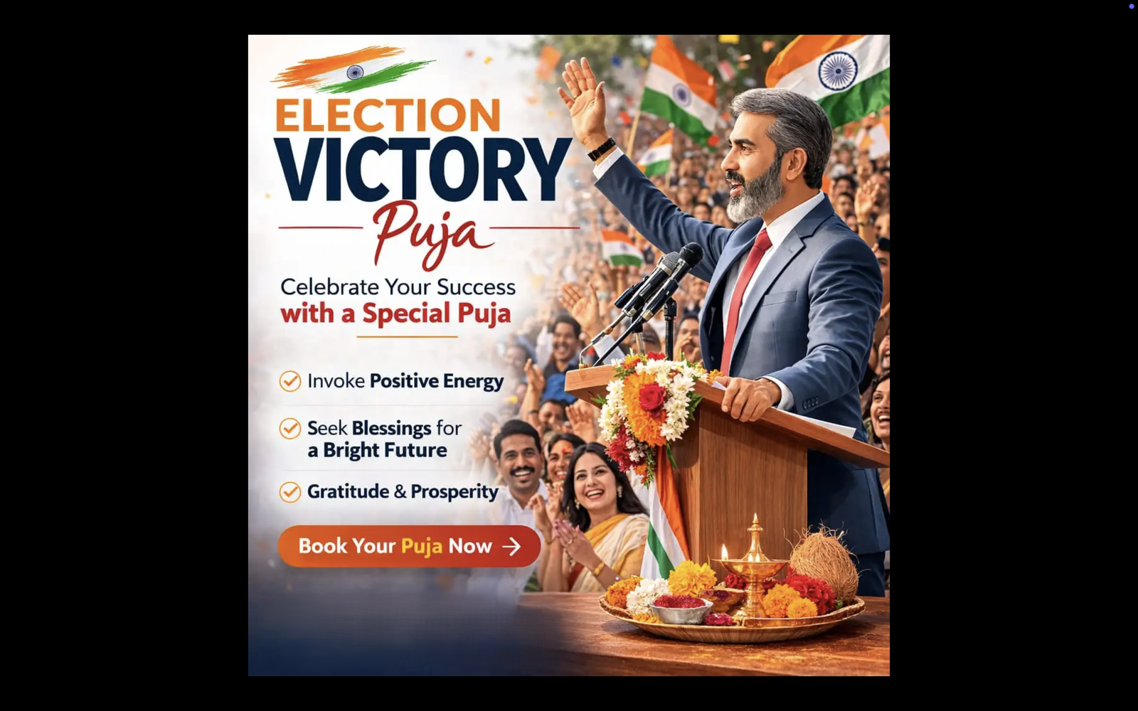 Election Victory Puja and Yajna for Success (Chunav Vijay Puja)